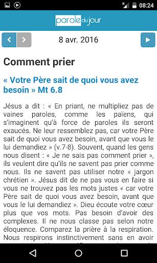 Parole du Jour screenshot 1
