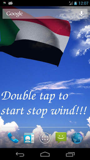 Sudan Flag Live Wallpaper screenshot 1