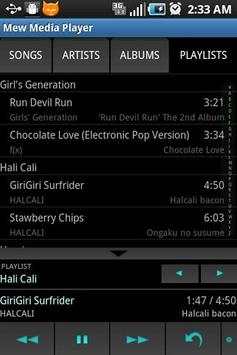 Mew Media Player screenshot 1
