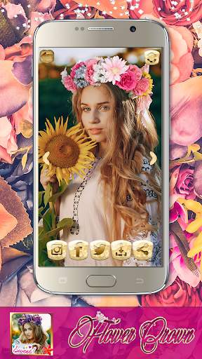 Flower Crowns Headband Pic App screenshot 4