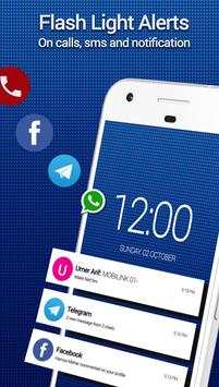 LED Flash Notifier - LED flashlight Alert Free screenshot 1