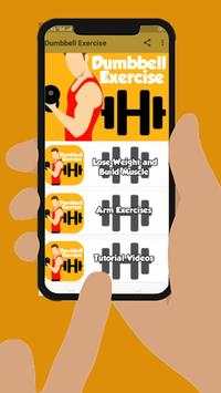 Dumbbell Exercise at home screenshot 3