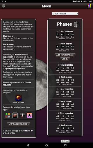 Moon Phases screenshot 18