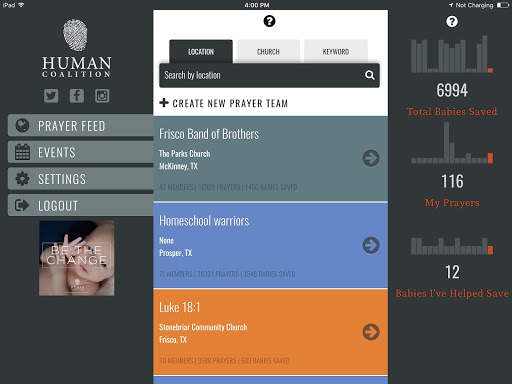 Human Coalition Prayer App screenshot 8