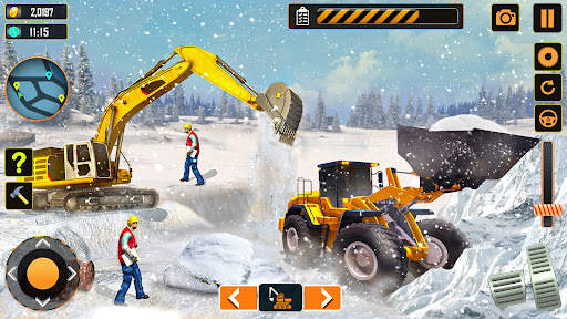 Snow Heavy Construction Game screenshot 5