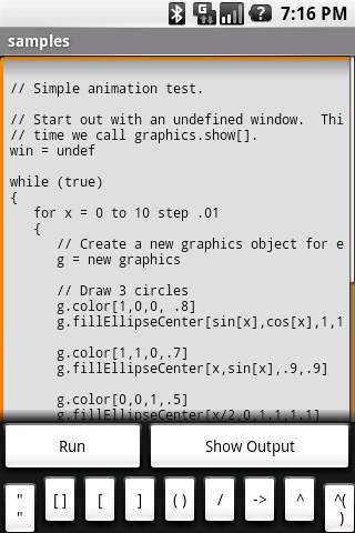 Frink Programming Language screenshot 1