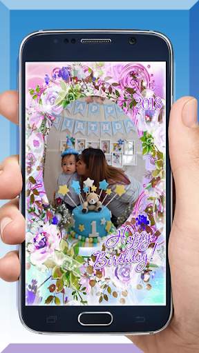 Birthday Photo Editor and Card screenshot 4