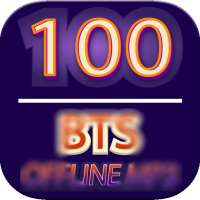 100 Offline Song of BTS Lyrics logo