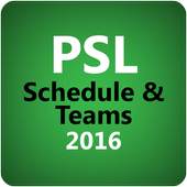 PSL Cricket Schedule & Teams 1.0