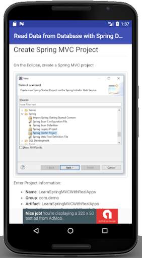 Learn Spring MVC with Real Apps скриншот 5