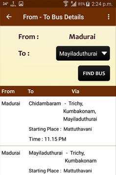 Madurai Mofussil Bus Info screenshot 5