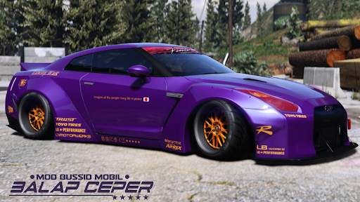 Mod Bussid Mobil Balap Ceper screenshot 1