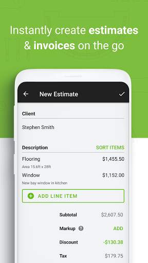 Contractor Estimate & Invoice screenshot 2