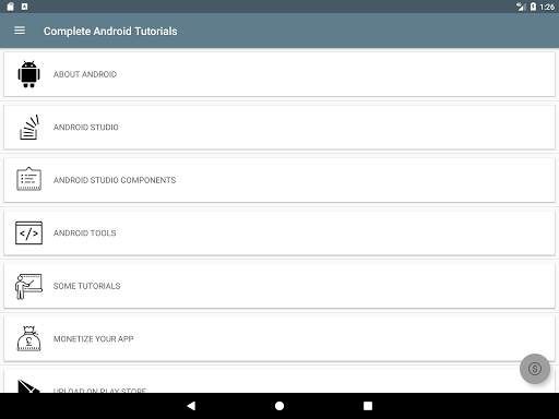 Complete Android Tutorials скриншот 9