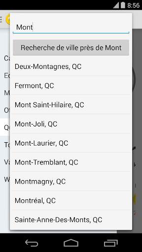 Météo Canada screenshot 5