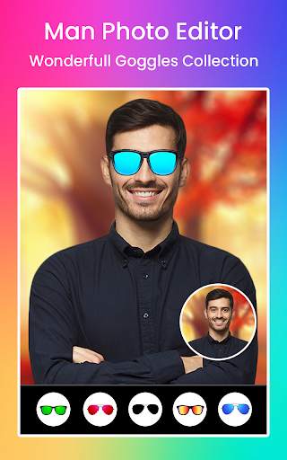 Man Photo Editor Man Hairstyle Mustache Suit screenshot 3