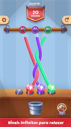 Tangle Fun 3D - Desamarrar nós screenshot 2
