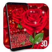 Love Rose Live Keyboard Theme 10001003