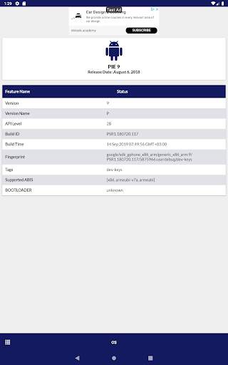 Device Info Hardware & Software config for Android screenshot 21