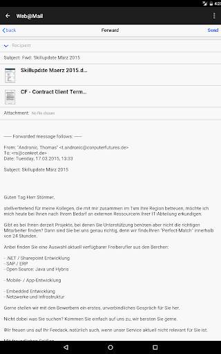 Web@Mail - Cloud based Mail ! screenshot 20