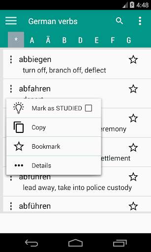 Common German Verbs - Learn German screenshot 2