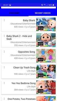 Kids~Song Baby~Shark Videos screenshot 2