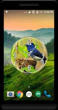 Birds Clock Live Wallpaper screenshot 3