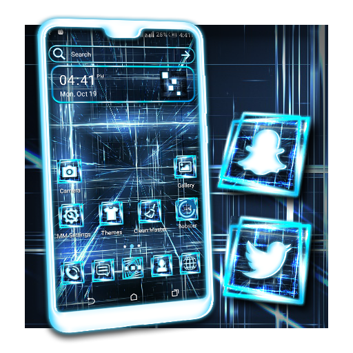Light Matrix Launcher Theme icon