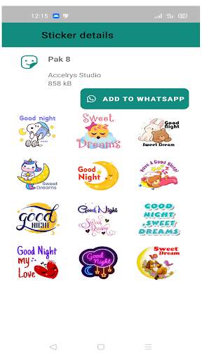 Selamat pagi stickers 💖 selamat malam stickers screenshot 7
