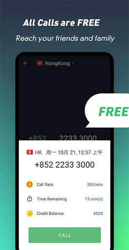 Free Call Lite - Call global free screenshot 1