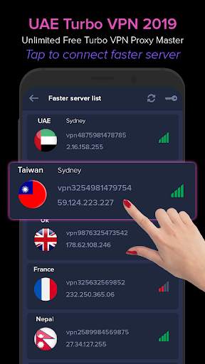 UAE VPN 2019 - Unlimited Free VPN Proxy Master screenshot 3