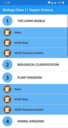 Boilogy Class 11 Topper Science скриншот 3