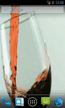 Glass of Wine Live Wallpaper screenshot 4