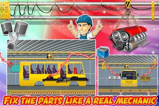 Bus Factory Builder Game screenshot 1