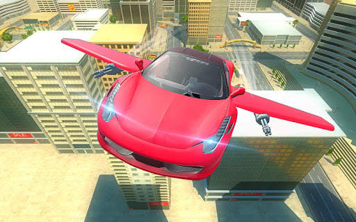 Futuristic Flying Car Taxi Simulator Driving screenshot 1