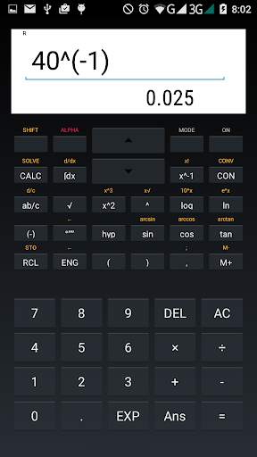 Scientific calculator fx-570MS screenshot 5
