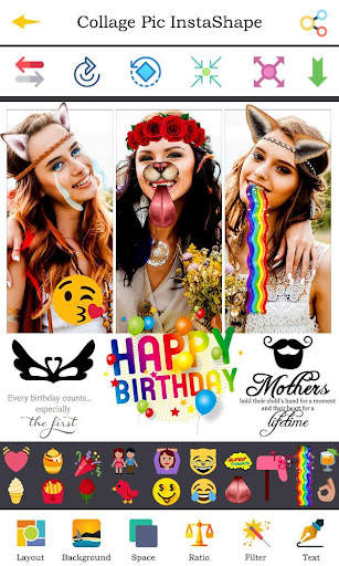 1000  Photo Shape Collage Maker 6 تصوير الشاشة
