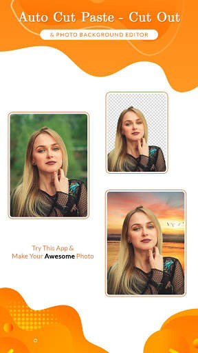 Auto Cut Paste - Cut Out & Photo Background Editor 1 تصوير الشاشة