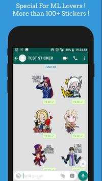 Mobile For Legends WAStickerapps -Sticker Whatsapp screenshot 3