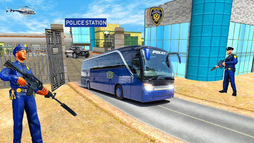 US Police Bus Driving Sim:Jail Prisoner Transport screenshot 1