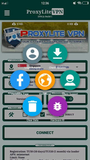 ProxyLite Reloaded - Direct, Inject & SSL/TLS VPN screenshot 3