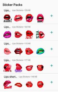 Lips Stickers screenshot 1