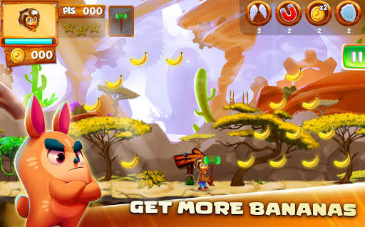 Jungle Monkey Run Adventure Game Forest Run screenshot 3