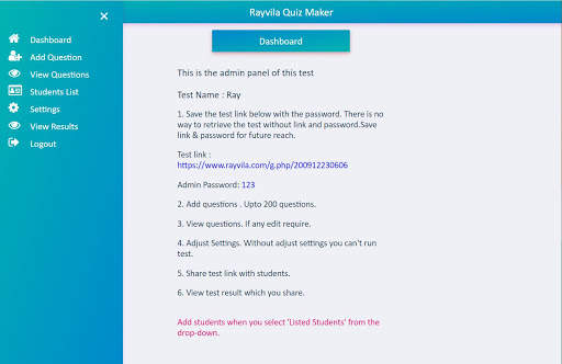 Quiz Maker (Create Test /Quiz) screenshot 1