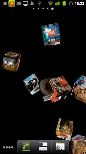 Flying Photos Wallpaper Lite screenshot 2