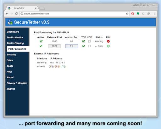 SecureTether - Free no root Bl screenshot 8