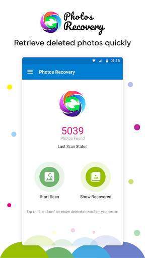 Photos Recovery - Restore Deleted Pictures, Images screenshot 1