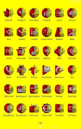 Red and Yellow Icon Pack screenshot 19