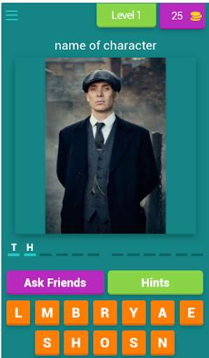 Peaky Blinders Quiz screenshot 1
