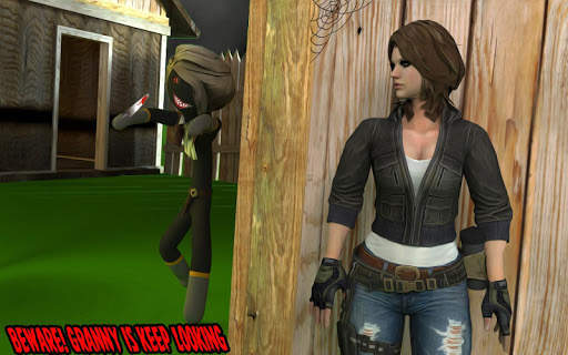 Scary Granny Stickman Neighbor House Horror Game screenshot 3